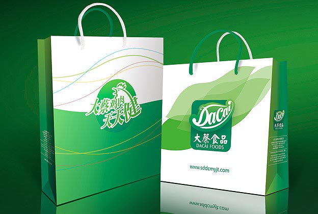 大蔡食品品牌設(shè)計—手提袋設(shè)計