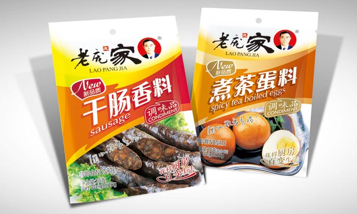 老龐家調味品包裝設計—包裝效果圖系列展示